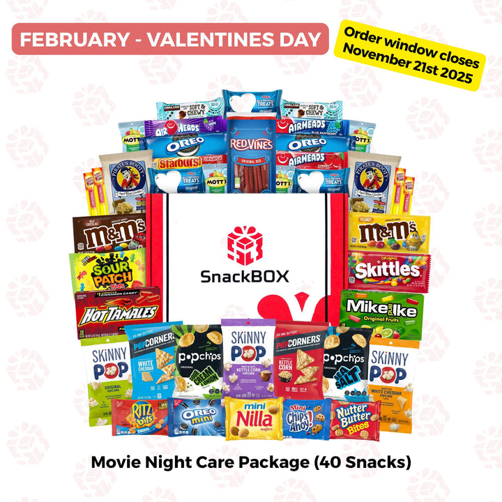 PREPAID (2025/2026) College Student SnackBOX Care Package Subscription Program | 6 Pack BUNDLE | Nov - April