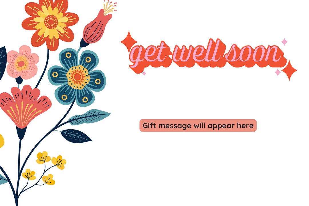 ADD ON ITEM | GET WELL SOON CARD | Pink