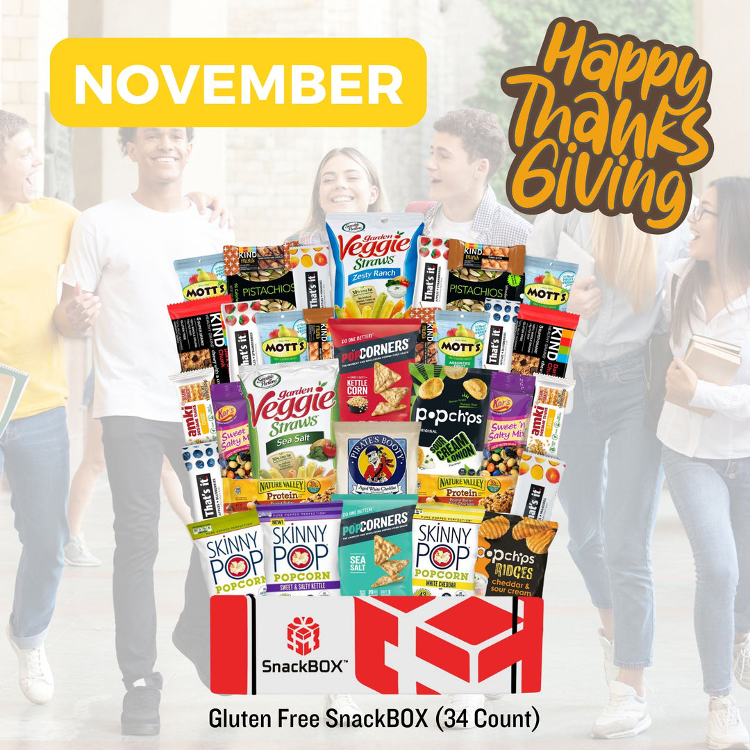 (2025/2026) Monthly College Student SnackBOX Care Package Subscription Program | Snacks Delivered each Month!