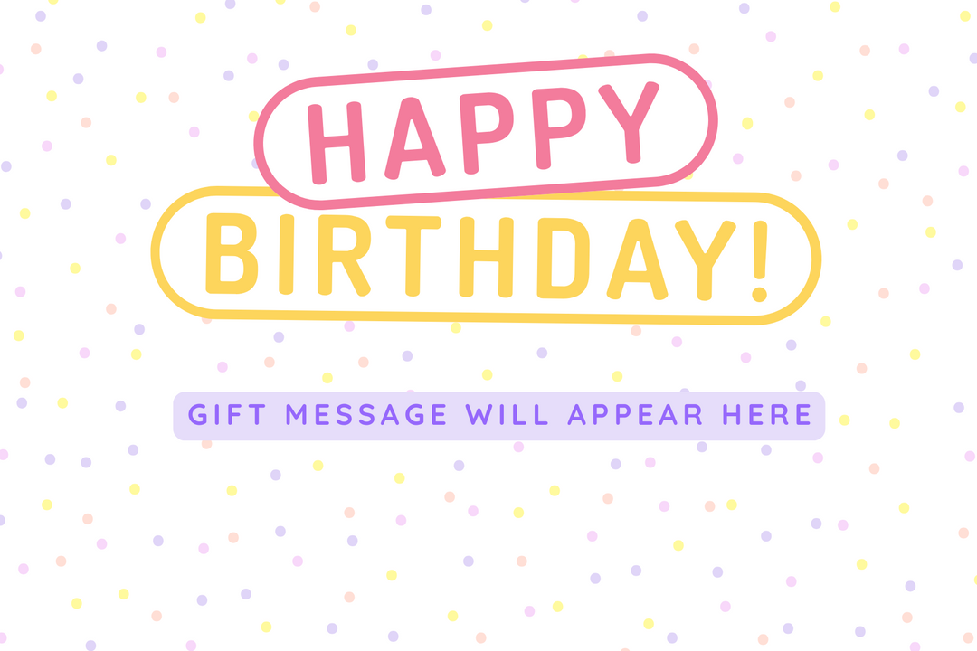 ADD ON ITEM | HAPPY BIRTHDAY CARD | Yellow