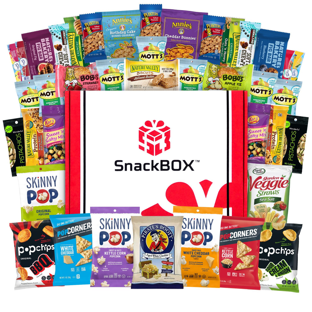 Healthy Snacks Assortment Care Package (40 Snacks)