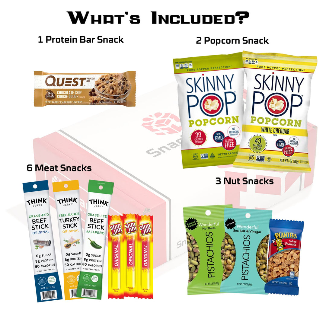 *NEW* KETO Care Package | Low Carb Snacks (12 Snacks)