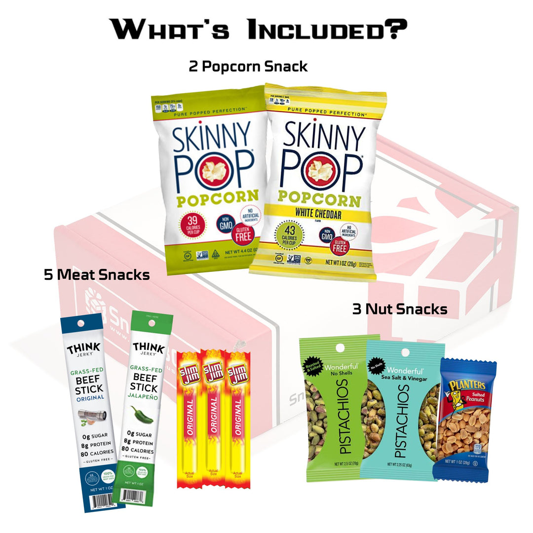 KETO Care Package Low Carb Snacks (10 Snacks)