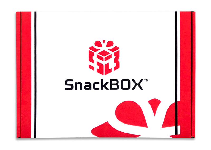 Single closed SnackBox on white background