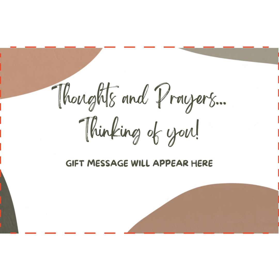 ADD ON ITEM | Thoughts + Prayers CARD-SnackBOX