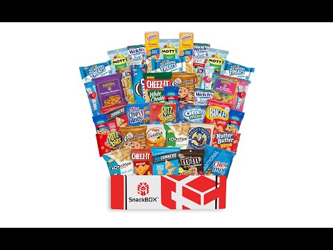 College Care Packages | Candies, Chips, and Cookies Assortment Care Package (40 Snacks)