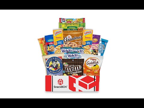 College Care Packages Students, Military, Halloween, Birthday and Back to School (15 Snacks) From SnackBOX