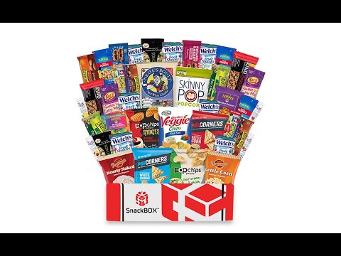 Healthy Snacks Assortment Care Package (40 Snacks)