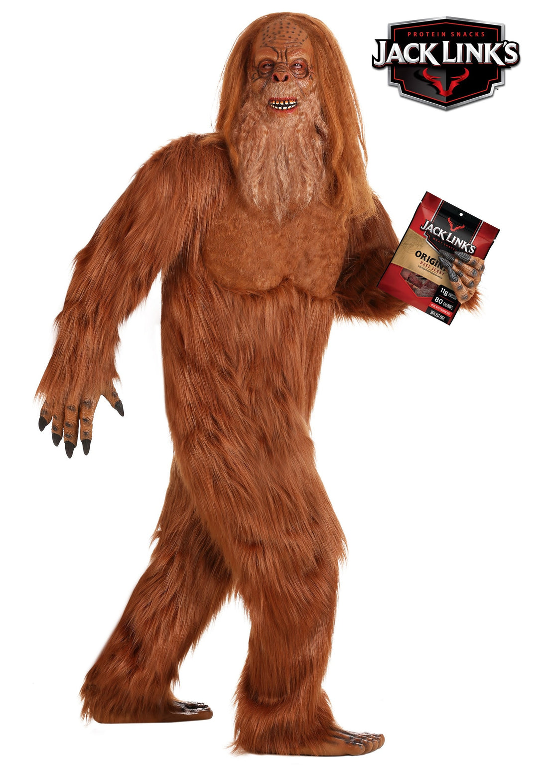 Sasquach Jack Links Beef Jerky Bags Beef Stick Peppered Original Beef and Cheese Teriyaki