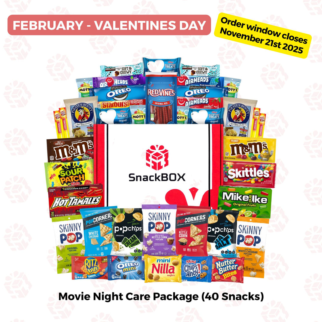 PREPAID (2025/2026) College Student SnackBOX Care Package Subscription Program | 6 Pack BUNDLE | Nov - April