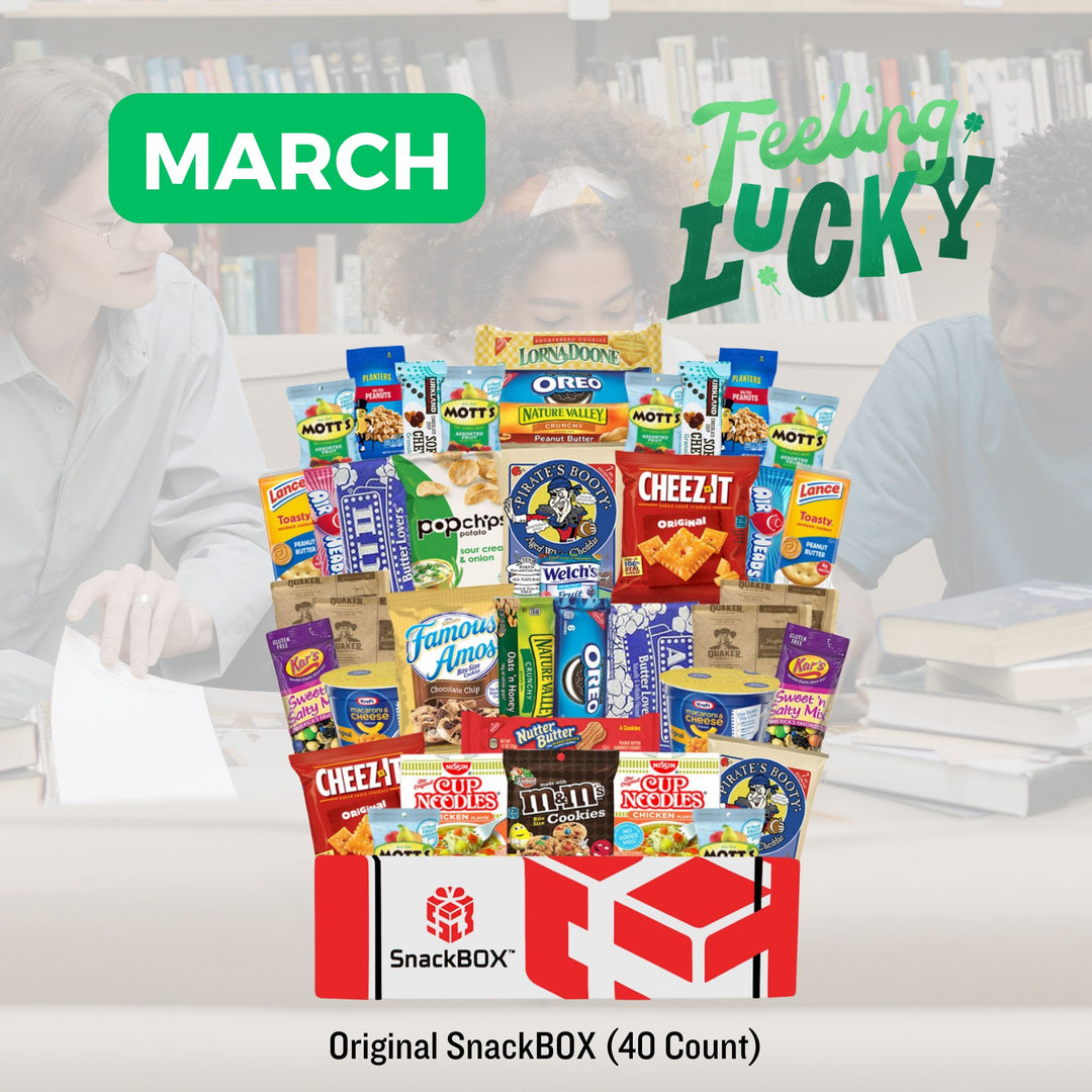 (2024/2025) College Student SnackBOX Care Package Subscription Program | Snacks Delivered each Month!