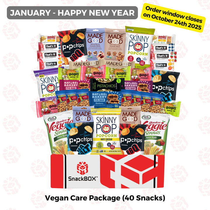 PREPAID (2025/2026) College Student SnackBOX Care Package Subscription Program | 7 Pack BUNDLE | Oct - April
