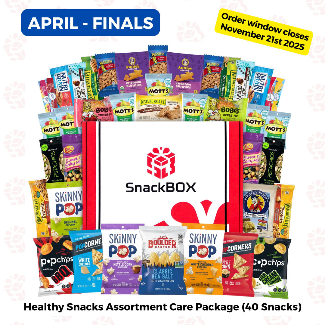 PREPAID (2025/2026) College Student SnackBOX Care Package Subscription Program | 6 Pack BUNDLE | Nov - April