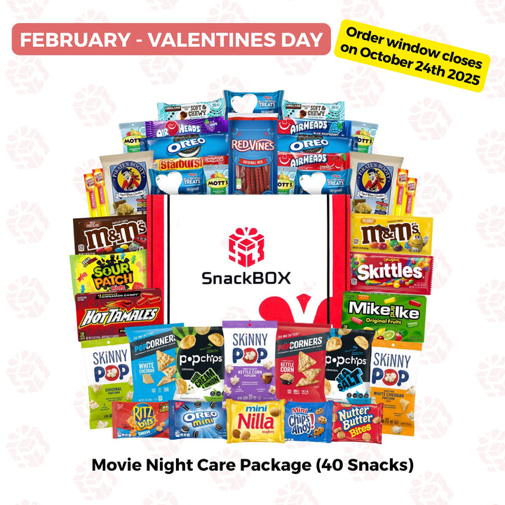 PREPAID (2025/2026) College Student SnackBOX Care Package Subscription Program | 7 Pack BUNDLE | Oct - April