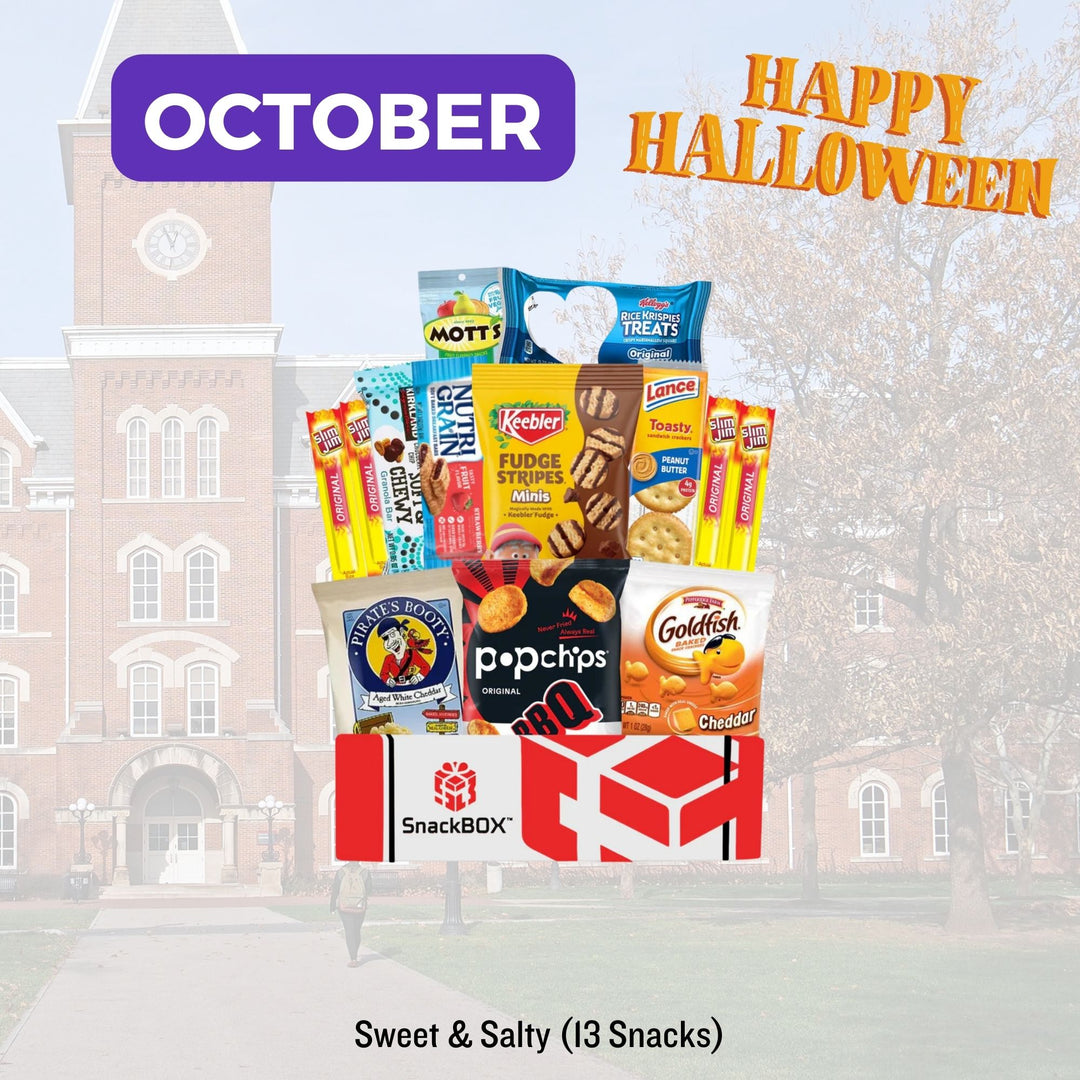 (2025/2026) Monthly SnackBOX Care Package Subscription Program | Snacks Delivered each Month!