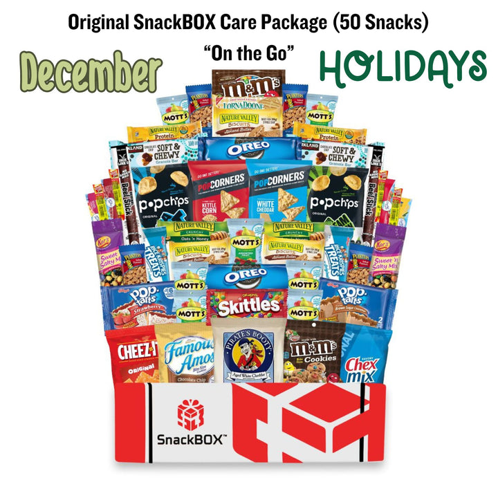 PREPAID (2024/2025) College Student SnackBOX Care Package Subscription Program | 5 Pack BUNDLE