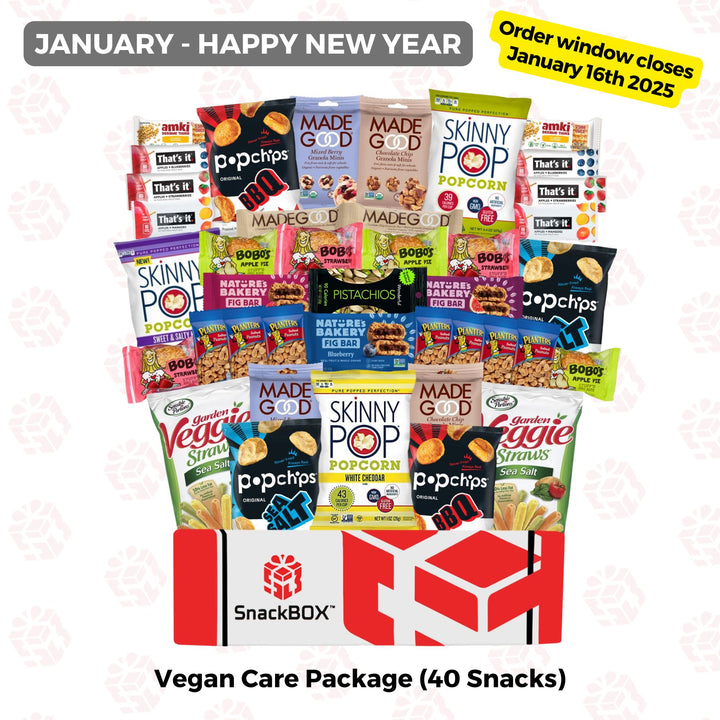 PREPAID (2025/2026) College Student SnackBOX Care Package Subscription Program | 4 Pack BUNDLE | January - April