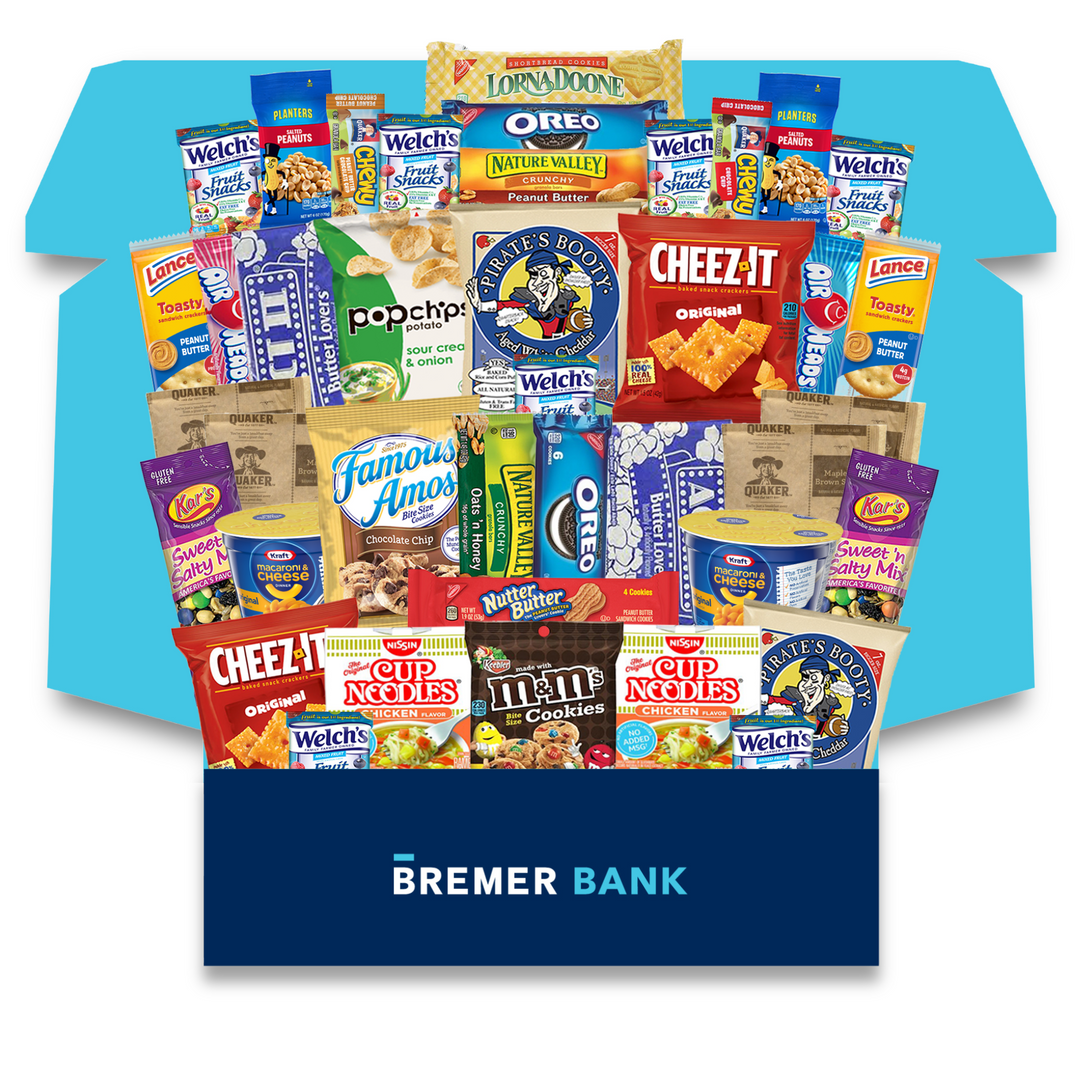 Bremer Bank | Original SnackBOX Care Package (40 Snacks)