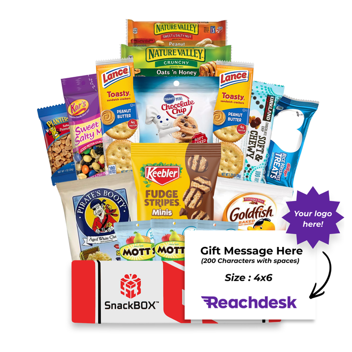 Original Sweet & Salty (15 Snacks) | From SnackBOX + Logo Note Card