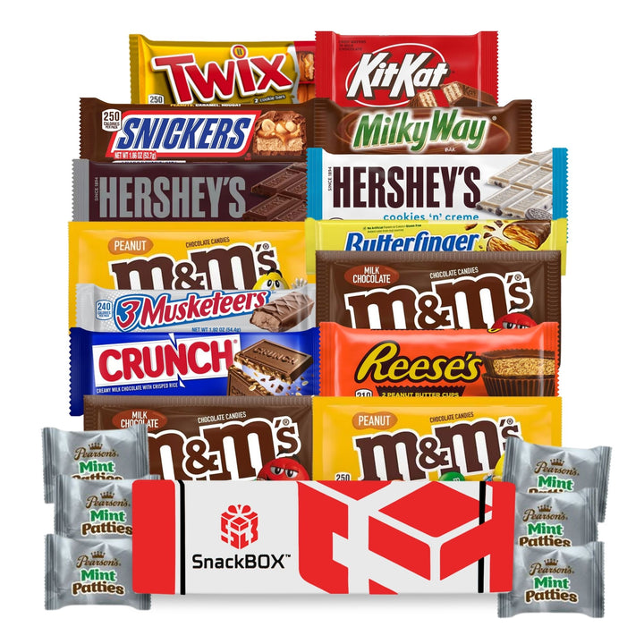 *NEW* Chocolate Candy Bar Box (20 Snacks)
