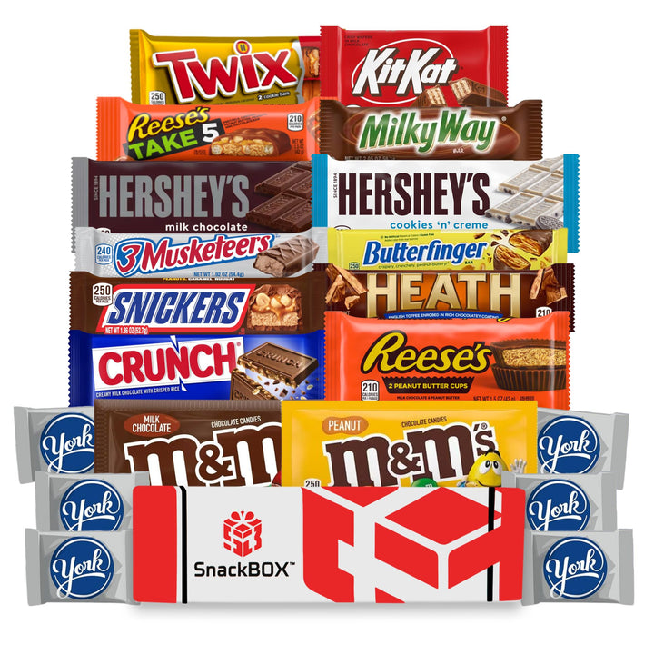 *NEW* Chocolate Candy Bar Box (20 Snacks)