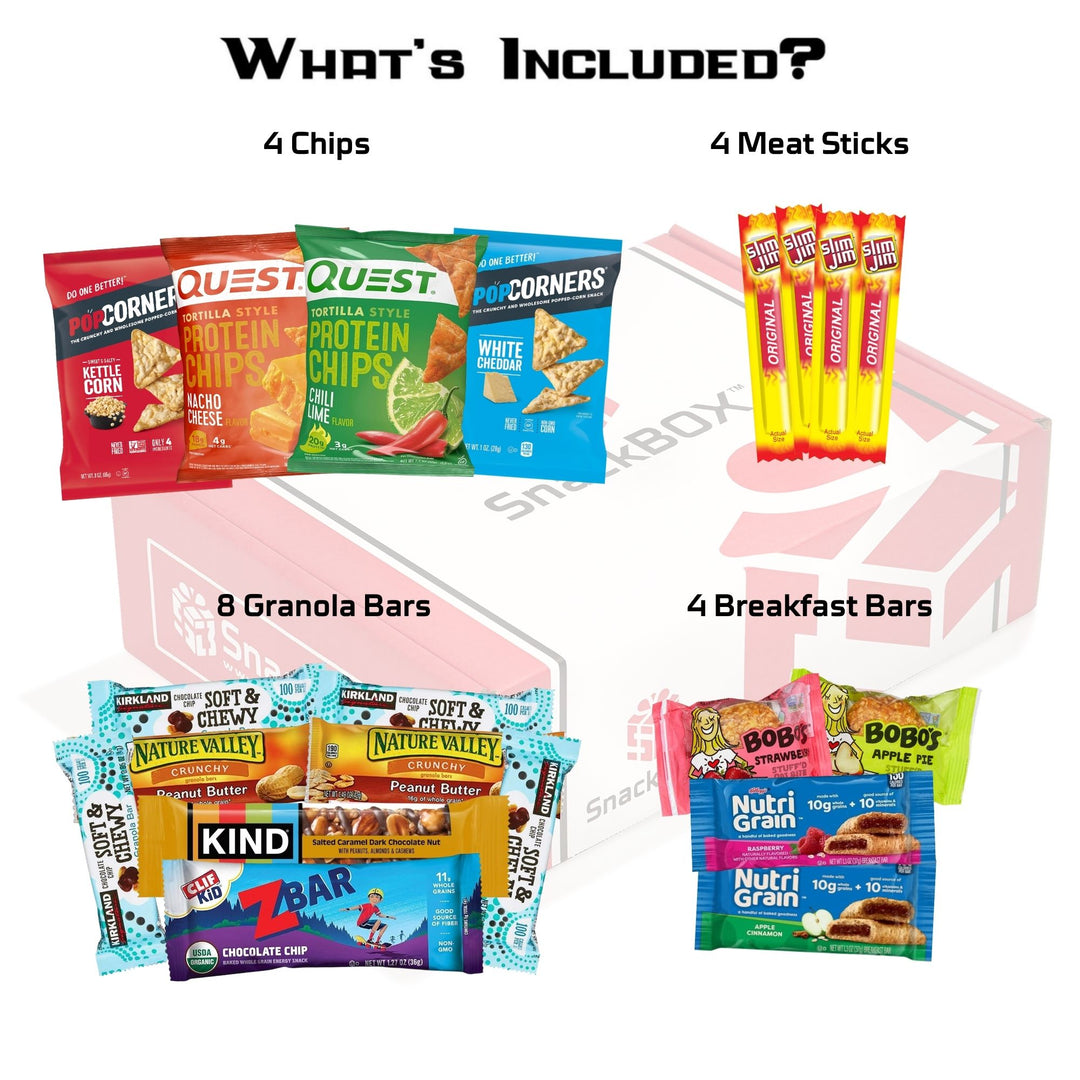 Energy Snacks Care Package (20 Snacks)