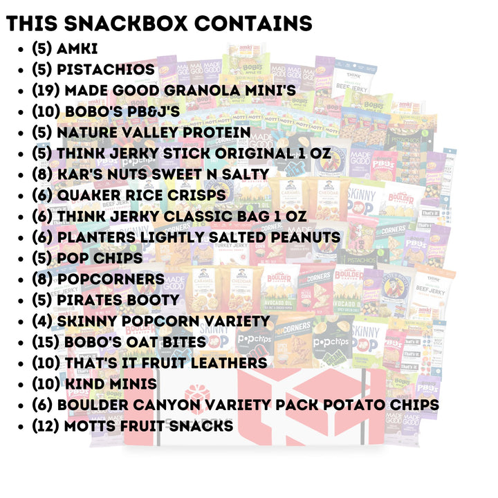 GLUTEN FREE OFFICE VARIETY CATERING CARE PACKAGE (150 Snacks)