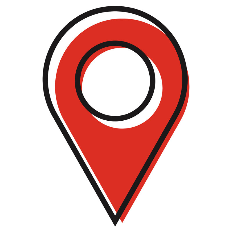 location needle icon graphic
