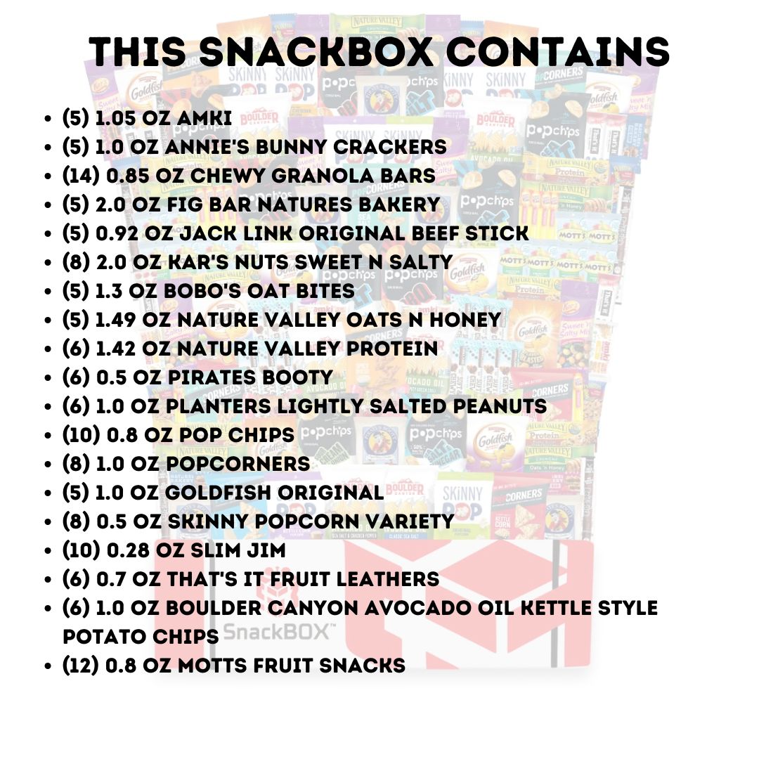 HEALTHY Office Variety Catering Care Package (135 Snacks) | By SnackBOX