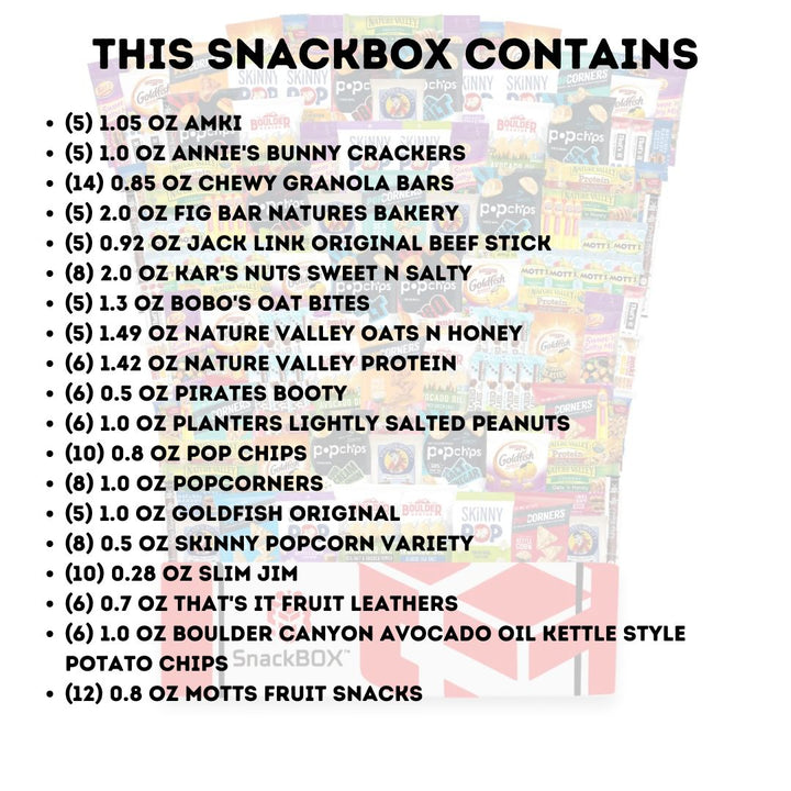 HEALTHY Office Variety Catering Care Package (135 Snacks) | By SnackBOX
