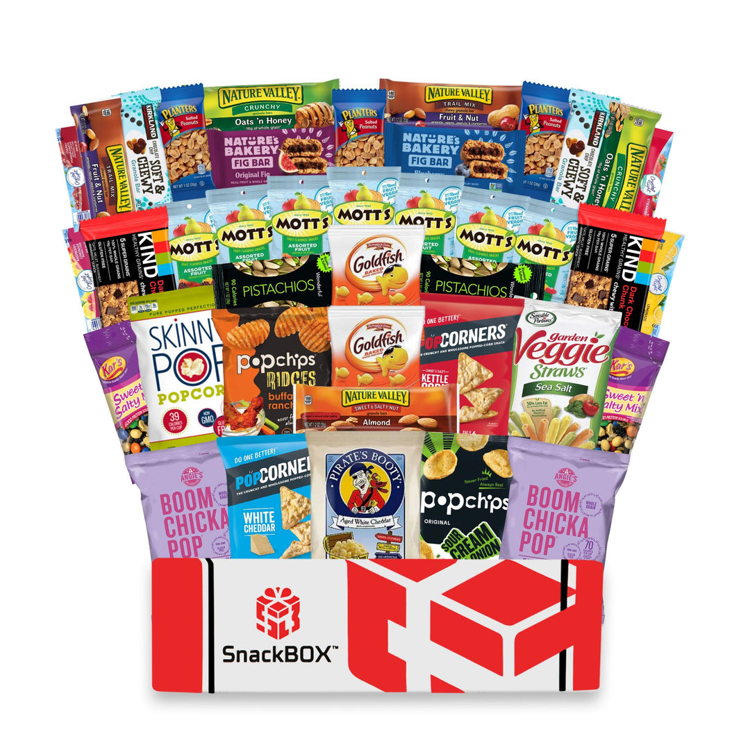 Snack Box Variety Pack (60 Count) - College Student, Birthday