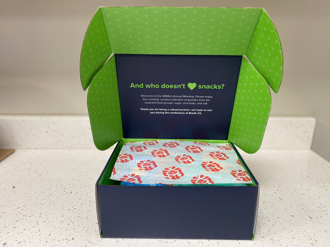 Custom Designed Box Packaging - Add On | SnackBOX Care Packages