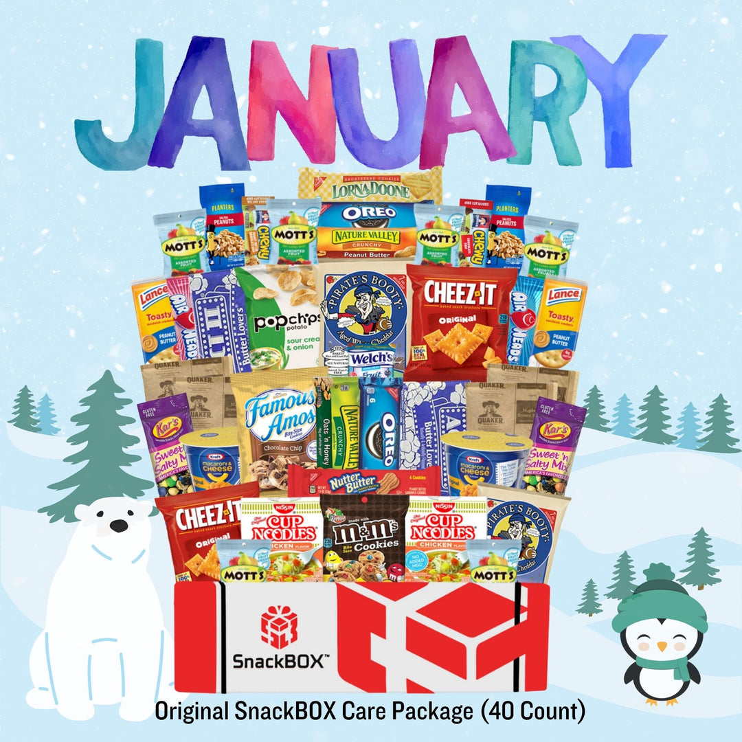 (2023-2024) College Student SnackBOX Care Package Subscription Program | Snacks Delivered each Month!