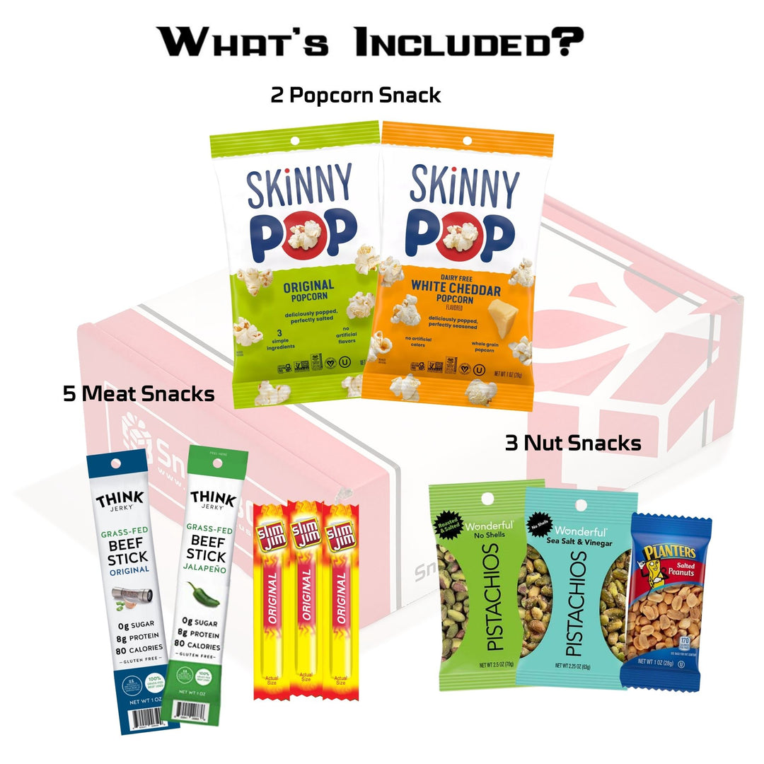 KETO Care Package Low Carb Snacks (10 Snacks)