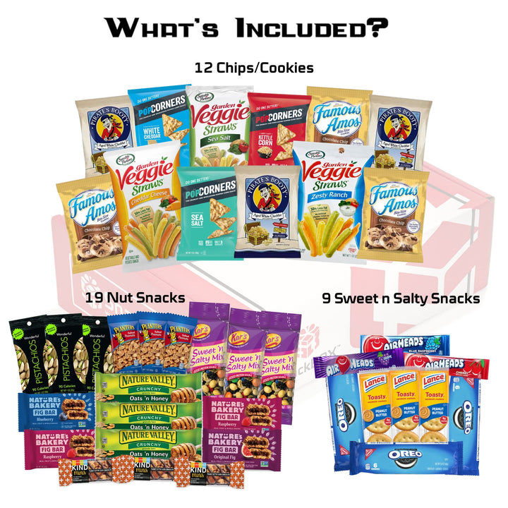 KOSHER Snacks Assortment Care Package (40 Snacks)