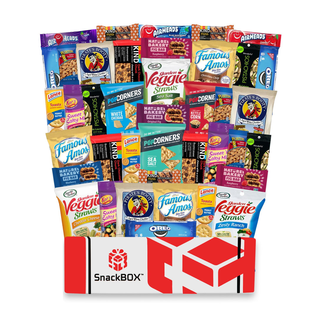 KOSHER Snacks Assortment Care Package (40 Count)