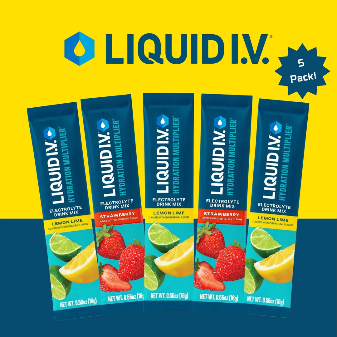 Liquid I.V. Hydration Multiplier Electrolyte Drink Mix – Variety 5-Pack (Add-On Item)