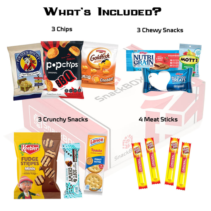 Sweet and Salty SnackBOX Care Package (13 Snacks)