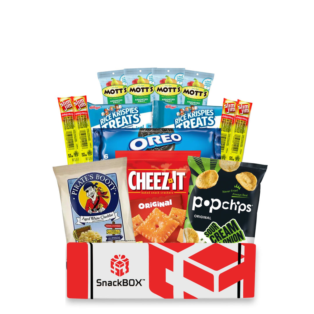 Snack Pack Care Package Gift Basket for Kids and Children On The Go