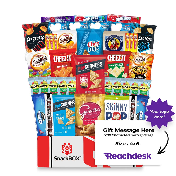 *Nut Sensitive* Snack Assortment Care Package (40 Snacks) + Logo Note Card
