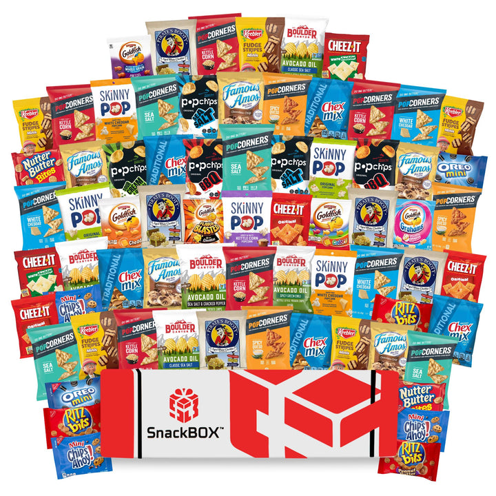 OFFICE CHIPS & COOKIES CATERING VARIETY CARE PACKAGE (70 Snacks)