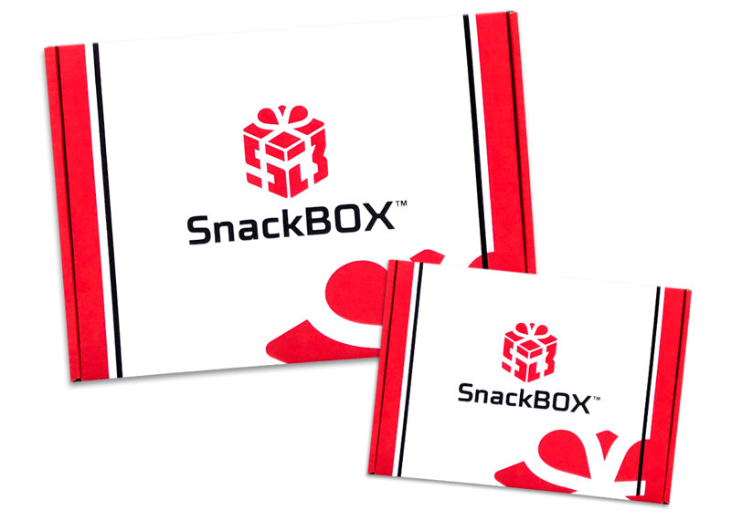 Multiple closed SnackBoxes on white background