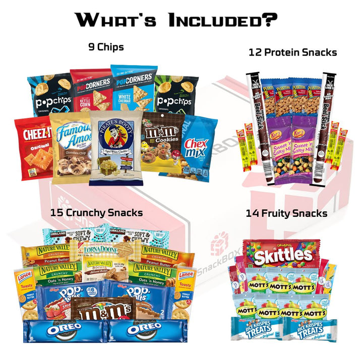 Original SnackBOX Care Package (50 Snacks)