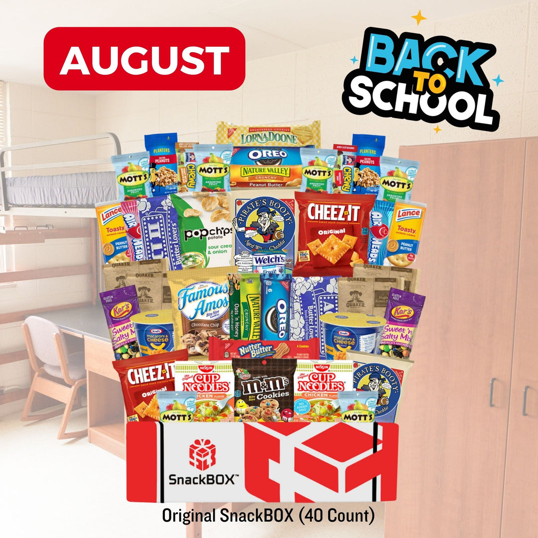 (2024/2025) College Student SnackBOX Care Package Subscription Program | Snacks Delivered each Month!