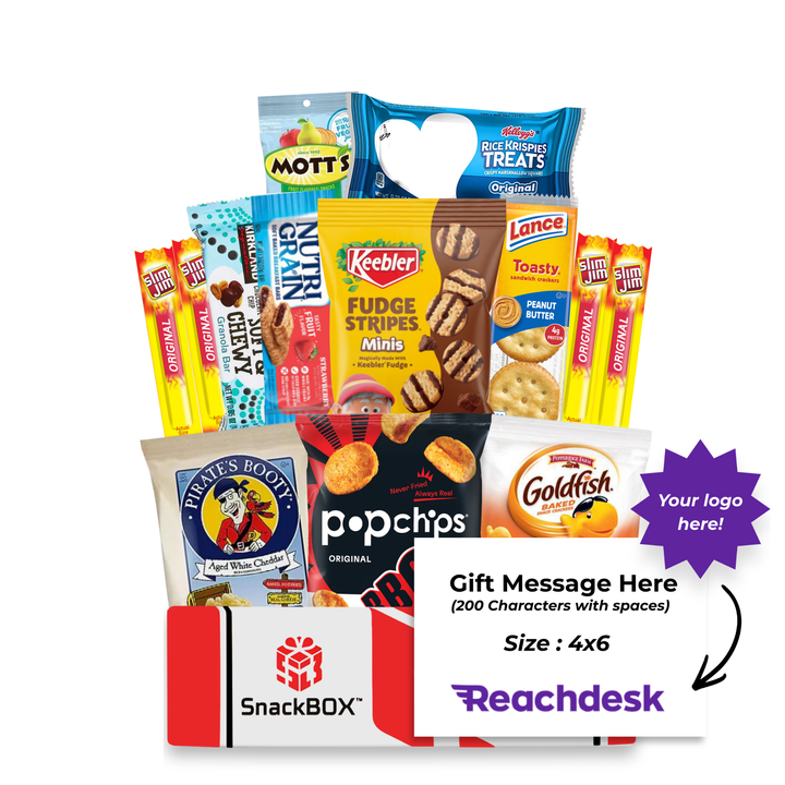 Sweet and Salty SnackBOX Care Package (13 Snacks) + Logo Note Card (Copy)