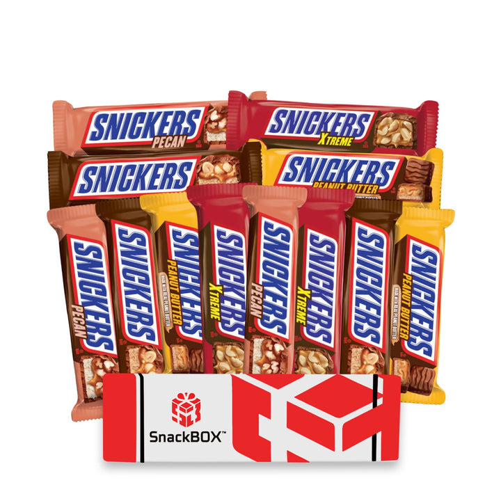 *NEW* Snickers Bar Variety Box (12 Snacks)
