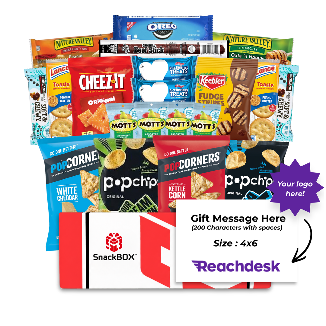 Sweet & Salty Care pacakge (20 Snacks) + Logo Note Card