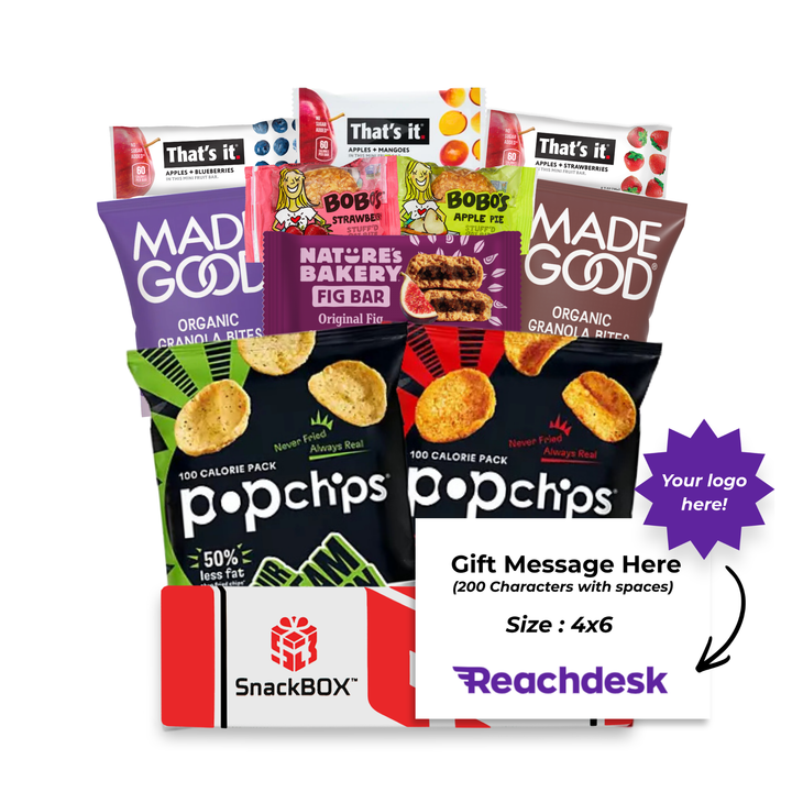 Vegan Care Package (10 Snacks) + Logo Note Card