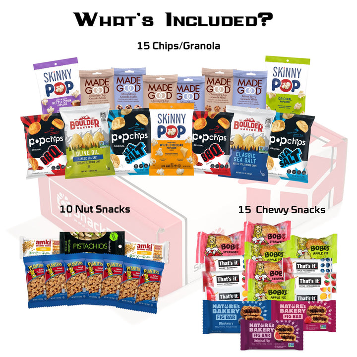 (NEW) *VEGAN* Snack Assortment Care Package (40 Snacks)
