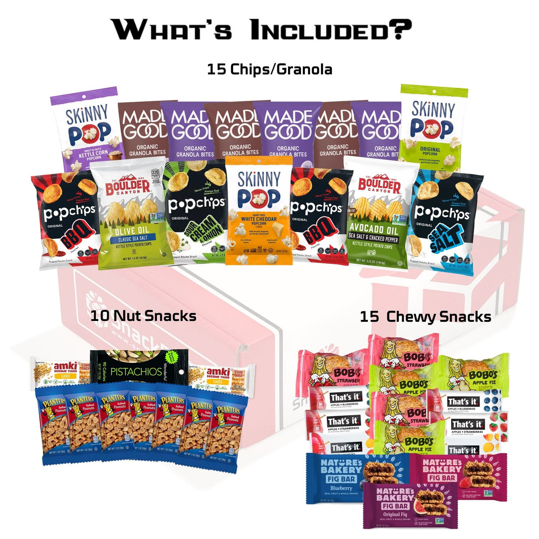 *VEGAN* Snack Assortment Care Package (40 Snacks)